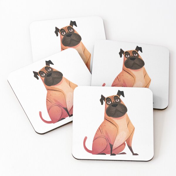 Item preview, Cute Bullmastiff puppy dog designed and sold by MendaciousMina.