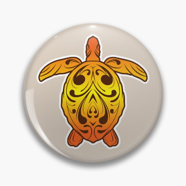 Item preview, Tribal Turtle - Orange designed and sold by MY NEW ZEALAND.