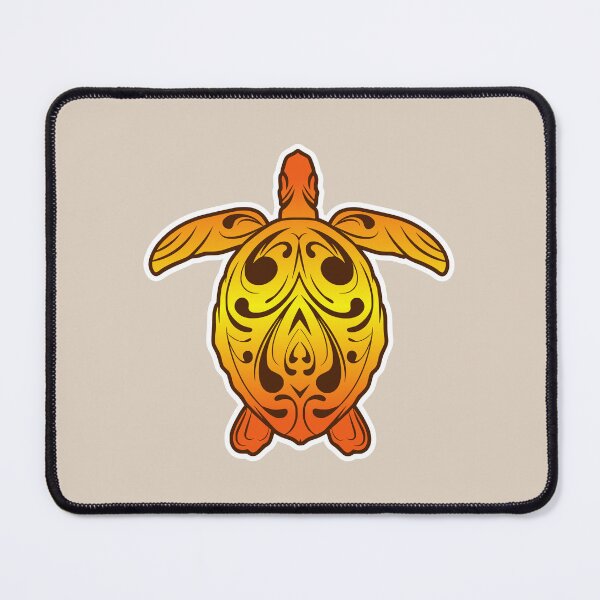 Item preview, Tribal Turtle - Orange designed and sold by MY NEW ZEALAND.