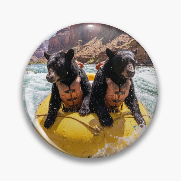 Item preview, Black Bears Run Colorado River Rapids designed and sold by Tridentulus.