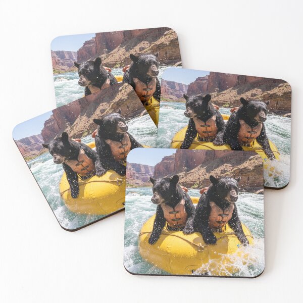 Item preview, Black Bears Run Colorado River Rapids designed and sold by Tridentulus.