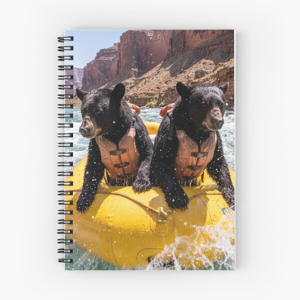Item preview, Black Bears Run Colorado River Rapids designed and sold by Tridentulus.