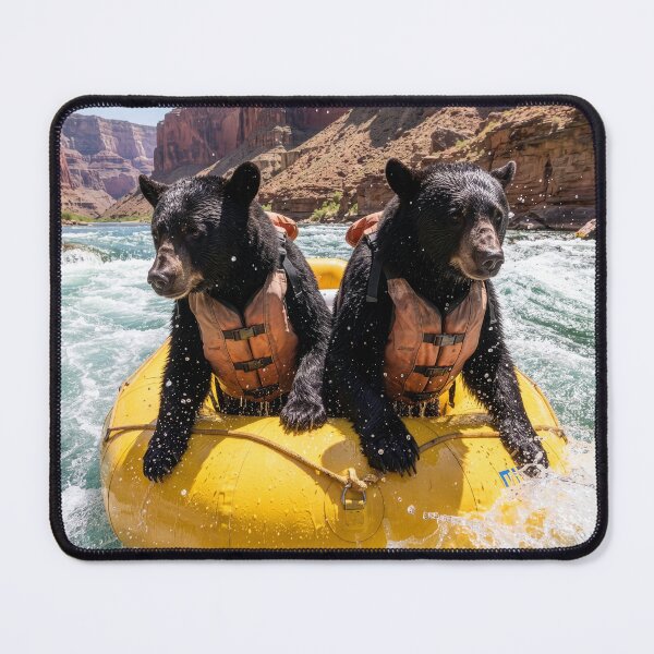 Item preview, Black Bears Run Colorado River Rapids designed and sold by Tridentulus.
