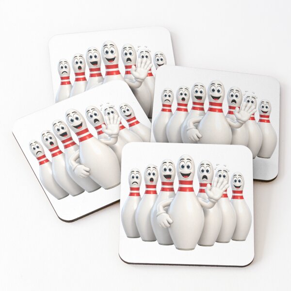 Item preview, Bowling Pins Cartoon designed and sold by Scott Hayes.