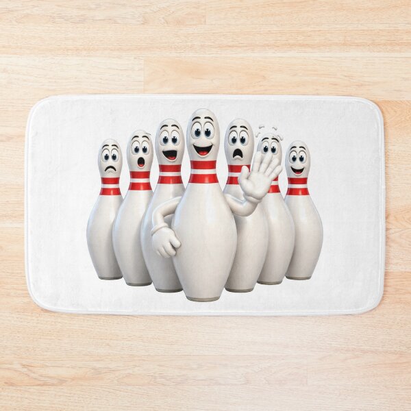 Item preview, Bowling Pins Cartoon designed and sold by Scott Hayes.