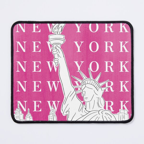 Item preview, New York pink poster designed and sold by dudaoliveira.art.