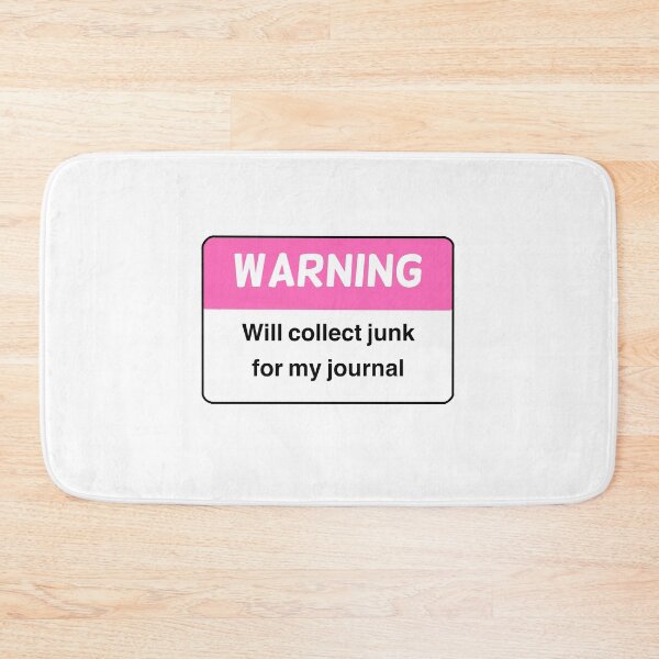 Item preview, WARNING will collect junk for my journal designed and sold by PaigePolyArt.