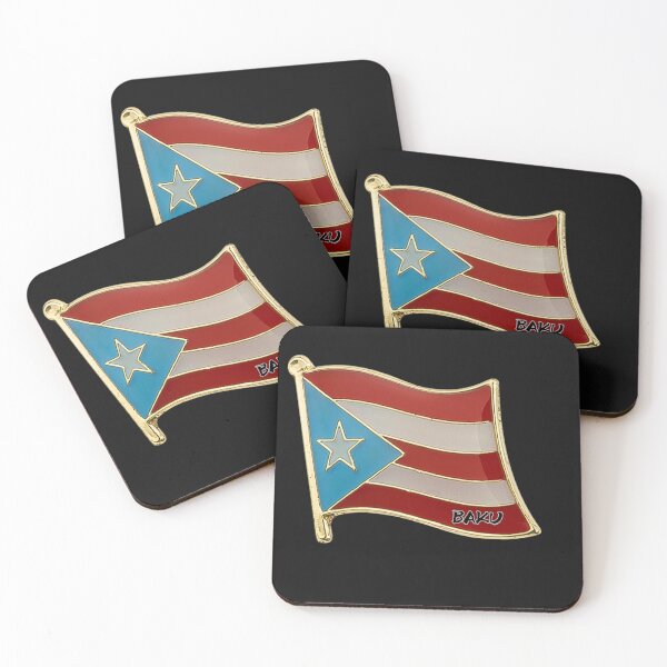 Item preview, Puerto Rico flag pin design by Baku designed and sold by Proyect_Baku.