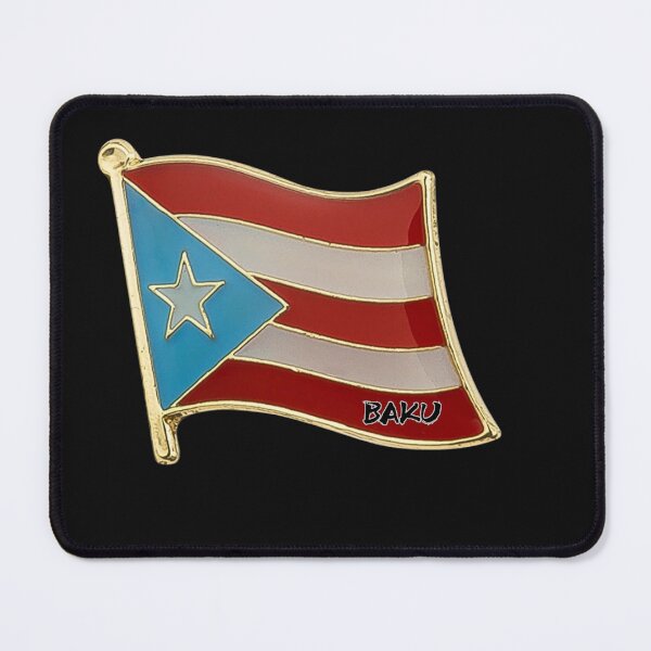 Item preview, Puerto Rico flag pin design by Baku designed and sold by Proyect_Baku.