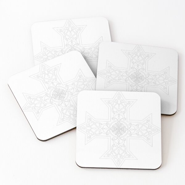 Item preview, Coptic Cross, White designed and sold by Lucinda Theodore.