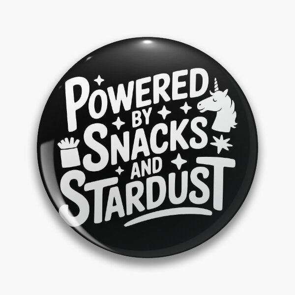 Item preview, Powered by Snacks and Stardust designed and sold by theartfulaspie.