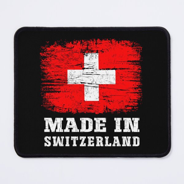 Item preview, Made In Switzerland Vintage Distressed Swiss Flag Retro Pride designed and sold by Dmetalx Art Apparel.