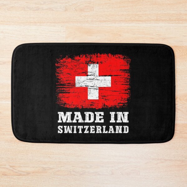 Item preview, Made In Switzerland Vintage Distressed Swiss Flag Retro Pride designed and sold by Dmetalx Art Apparel.