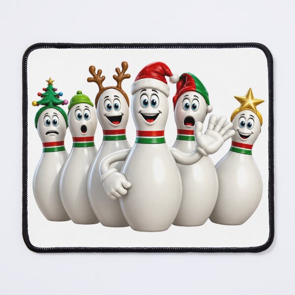 Item preview, Christmas Bowling Pins designed and sold by Scott Hayes.