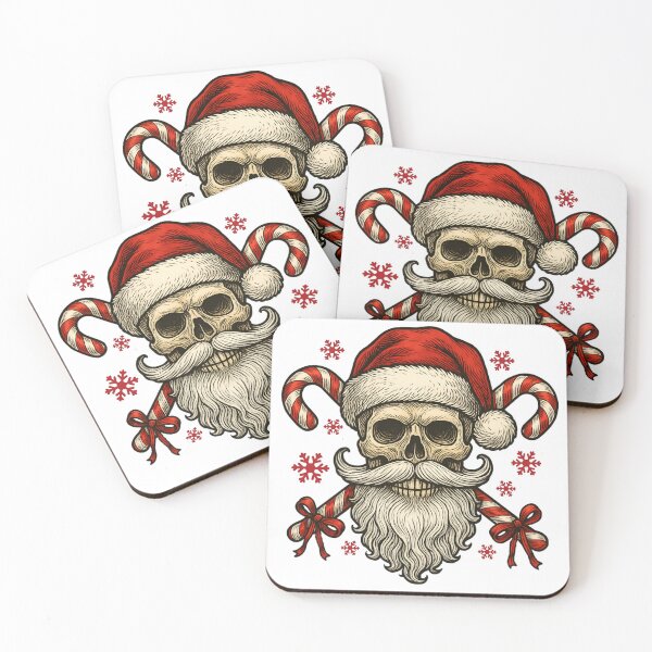 Item preview, Santa Skull Christmas Design designed and sold by butterflies-new.
