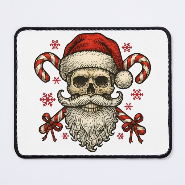 Item preview, Santa Skull Christmas Design designed and sold by butterflies-new.