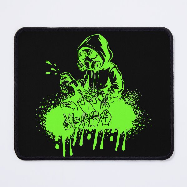 Item preview, Good Vibes ASL Fingerspelling | Neon Graffiti Streetwear designed and sold by ASL SIGNPRO CLEARSIGNS.