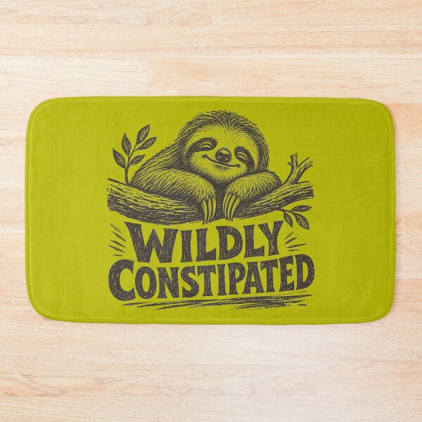 Item preview, Sloth - Wildly Constipated designed and sold by Shy Fractal Designs.