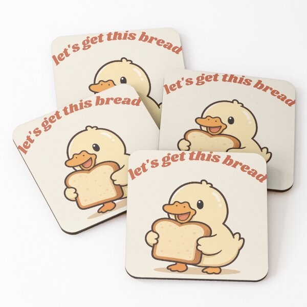 Item preview, Let's get this bread funny duck design  designed and sold by Thelazygrind.
