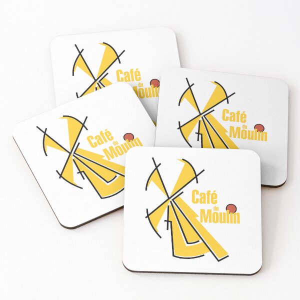Item preview, Cafe du Moulin Yellow Windmill Graphic designed and sold by yadhkjl.