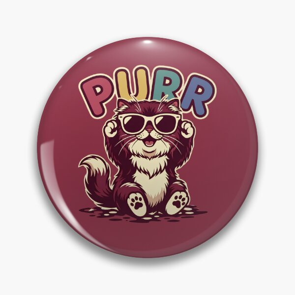 Item preview, ​Cool Cat Purr - Retro Sunglasses Cat designed and sold by digitalbob60.
