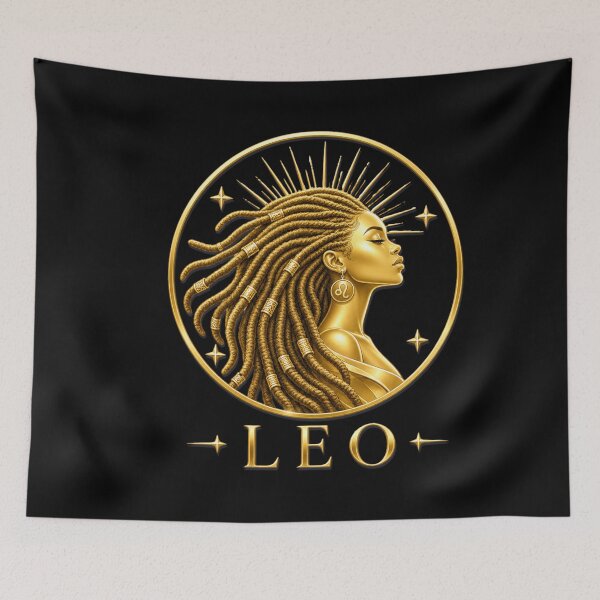 Item preview, Divine Zodiac™ Leo Woman Celestial Astrology Art designed and sold by ZenWealthDesign.