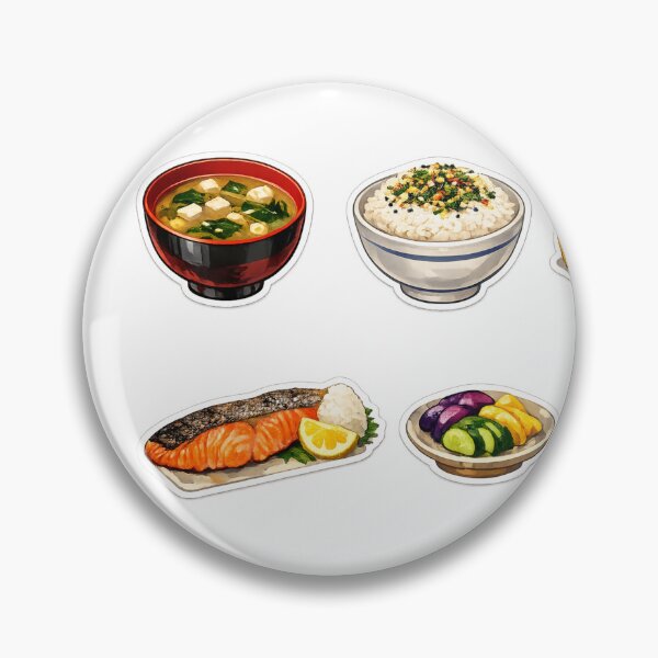 Item preview, Traditional Japanese Breakfast Food Sticker Set designed and sold by SakuraMarket26.