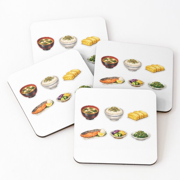 Item preview, Traditional Japanese Breakfast Food Sticker Set designed and sold by SakuraMarket26.
