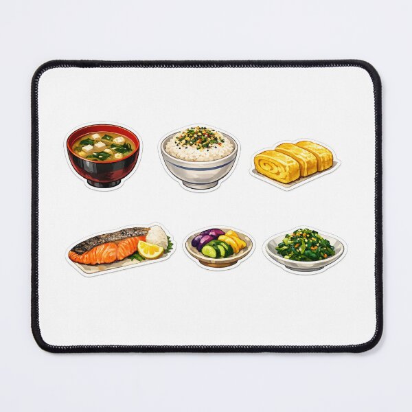 Item preview, Traditional Japanese Breakfast Food Sticker Set designed and sold by SakuraMarket26.