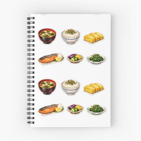 Item preview, Traditional Japanese Breakfast Food Sticker Set designed and sold by SakuraMarket26.