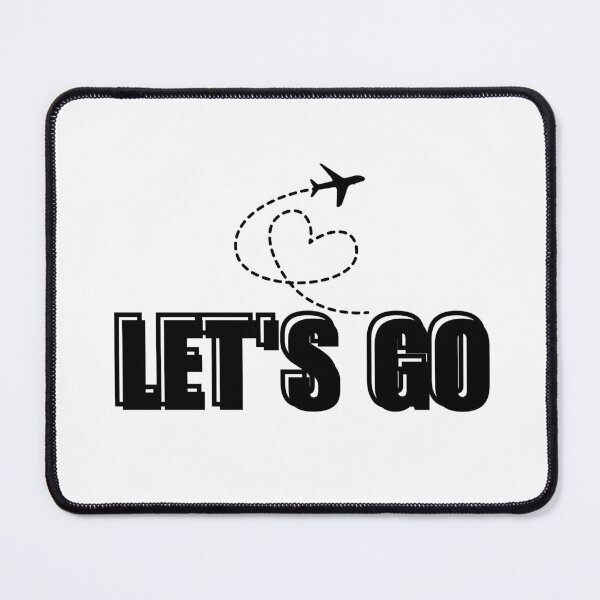 Item preview, Colorful Let's Go Travel Plane T-Shirt designed and sold by Loly-Press.