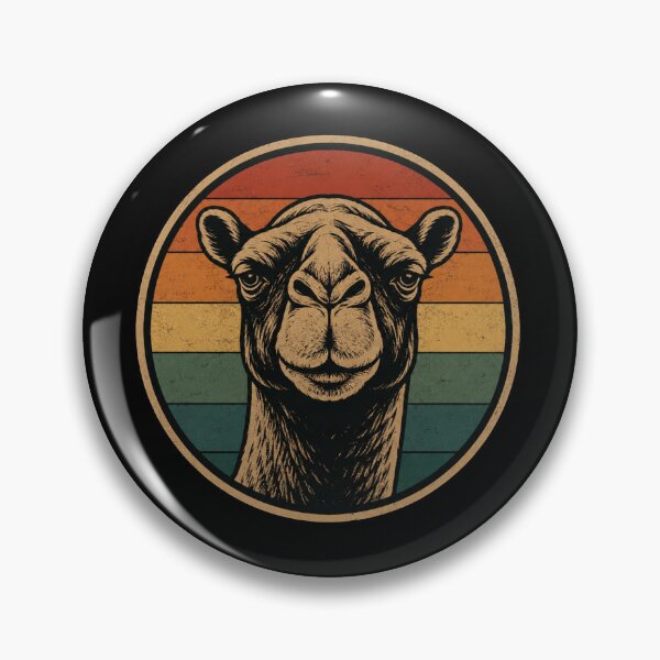 Item preview, Retro Vintage Desert Camel Wildlife for Adventure designed and sold by Moizento.