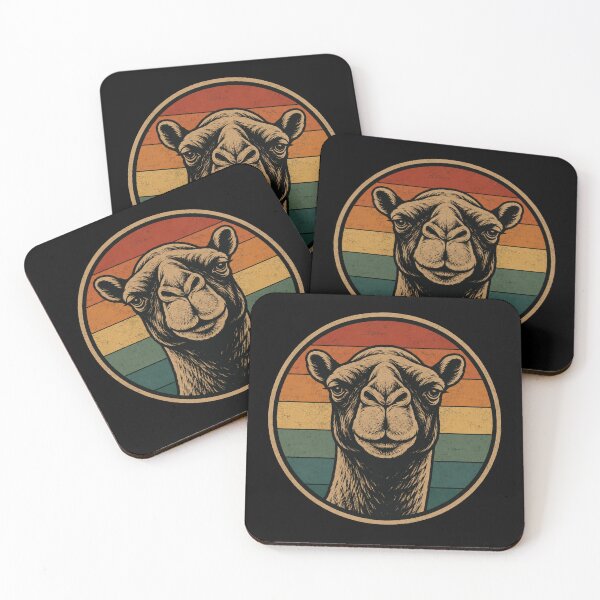 Item preview, Retro Vintage Desert Camel Wildlife for Adventure designed and sold by Moizento.