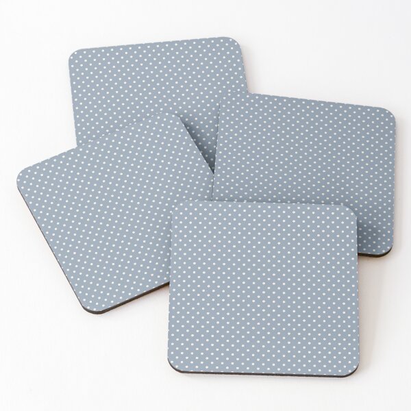 Item preview, Dusty Blue Polka Dots Pattern | Vintage Smoky blue Dots | Retro Blue Polka Dot Seamless Pattern | Soft Blue and White Dots Design | Minimalist Preppy Blue Polka Dots designed and sold by VivaFy.