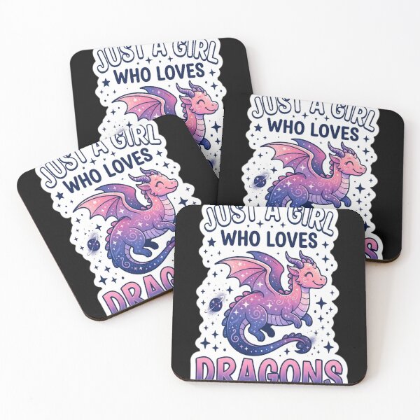 Item preview, Just a Girl Who Loves Dragons-Galaxy Space Dragon designed and sold by fejesrussh.
