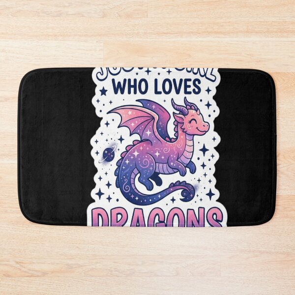 Item preview, Just a Girl Who Loves Dragons-Galaxy Space Dragon designed and sold by fejesrussh.