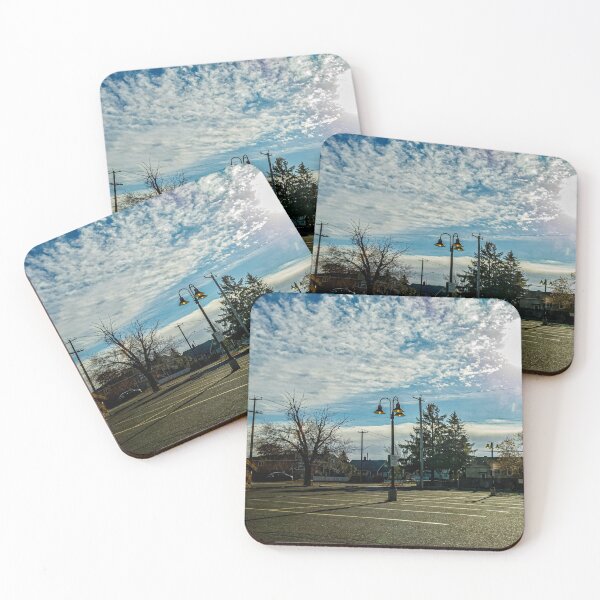 Item preview, Quiet Edmonton Street Under Bright Sky designed and sold by HenryHog.