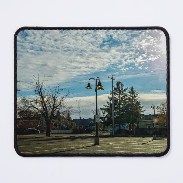 Item preview, Quiet Edmonton Street Under Bright Sky designed and sold by HenryHog.