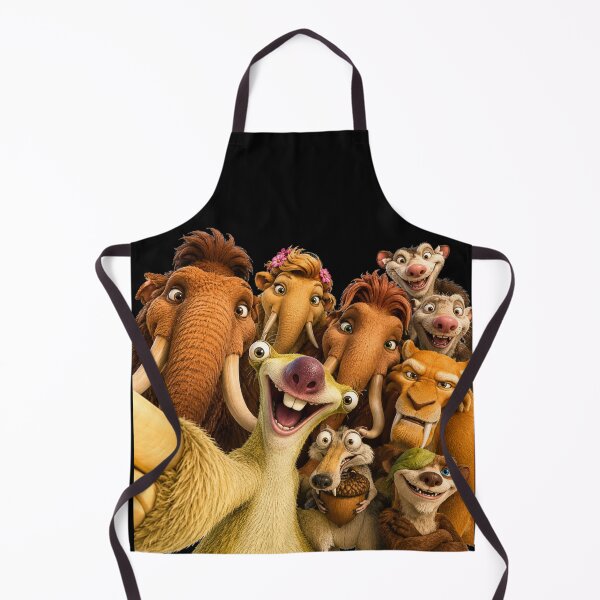 Item preview, Prehistoric Herd Group Selfie | Ice Era Animal Friends designed and sold by ChaosModeArt.