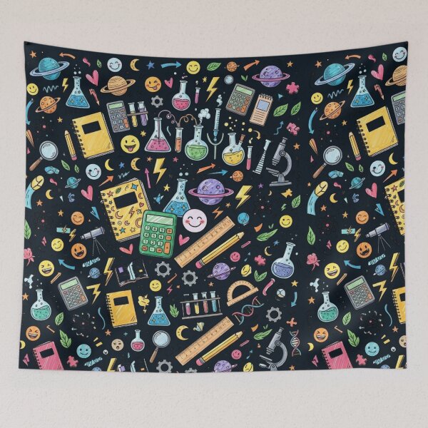 Item preview, Colorful School Supplies Poster designed and sold by FatmaAhmed90.