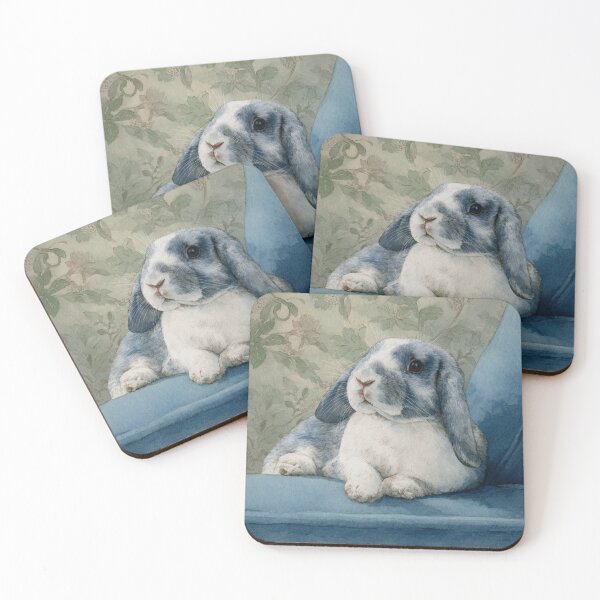 Item preview, A Lazy Lop-Eared Bunny designed and sold by AmairaPhotoArt.