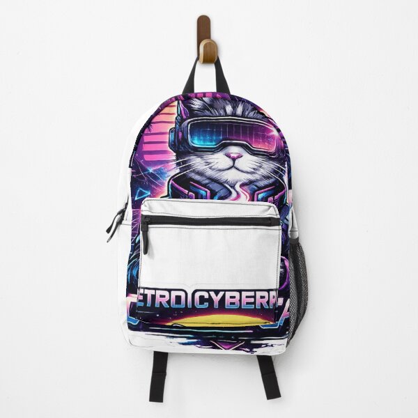 Item preview, Retro Cyberpunk Coffee Cat Aesthetic T-Shirt & Vaporwave Sci-Fi  designed and sold by zdzdesigner.