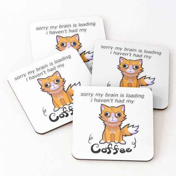 Item preview, My Brain is Loading Orange Cat designed and sold by Jessi-Sketches.