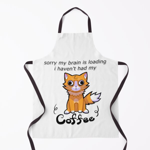 Item preview, My Brain is Loading Orange Cat designed and sold by Jessi-Sketches.