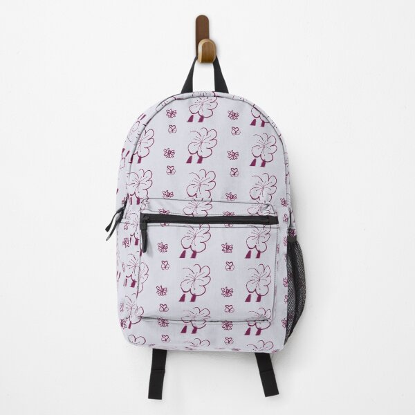 Item preview, Line Art Blossom – Plum on Lavender-Grey Edition designed and sold by NylaInnerBloom.