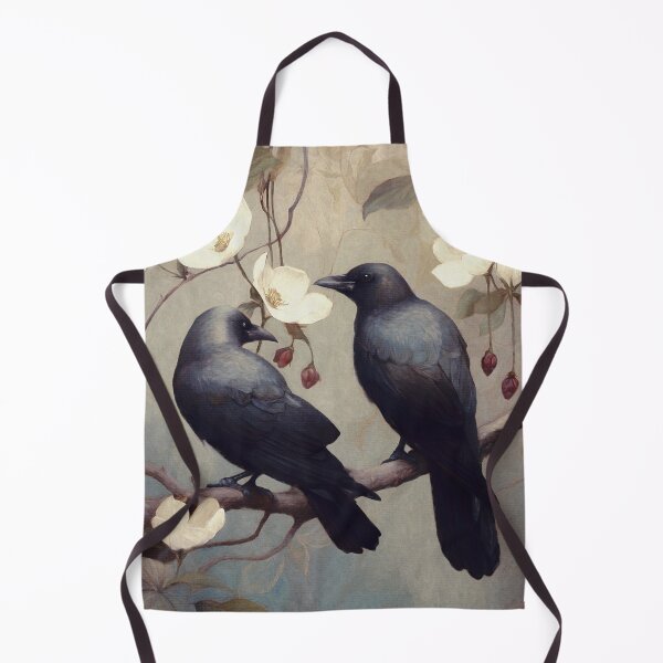 Item preview, Crows Among Blooming Flowers designed and sold by AmairaPhotoArt.