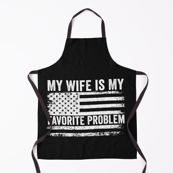 Item preview, My Wife Is My Favorite Problem Funny Marriage Humor Husband Gift Design designed and sold by 76Valeria.