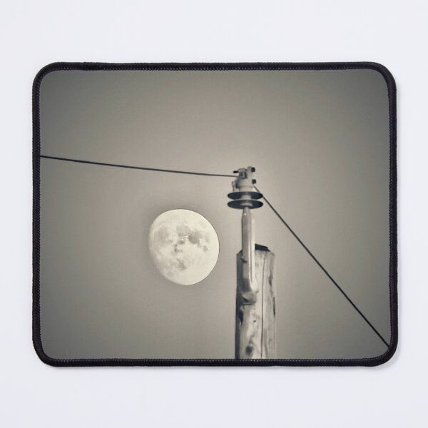 Item preview, Moonlit Utility Pole Silhouette designed and sold by HenryHog.