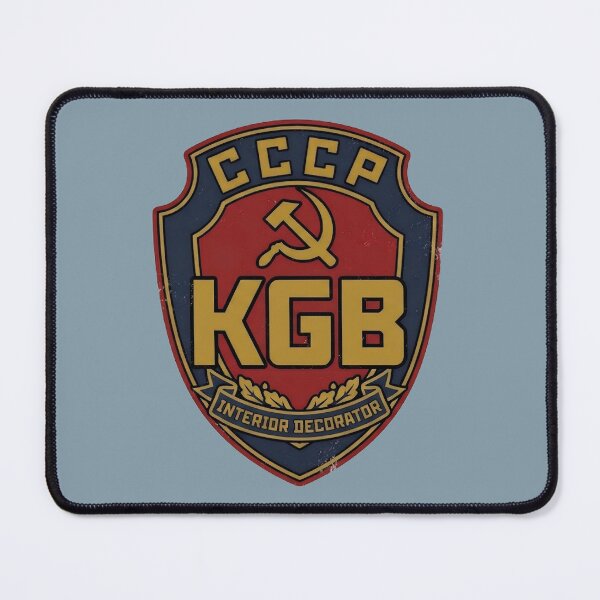 Item preview, KGB Interior Decorator Badge (retro/distressed) designed and sold by SlurmzMcKenzie.