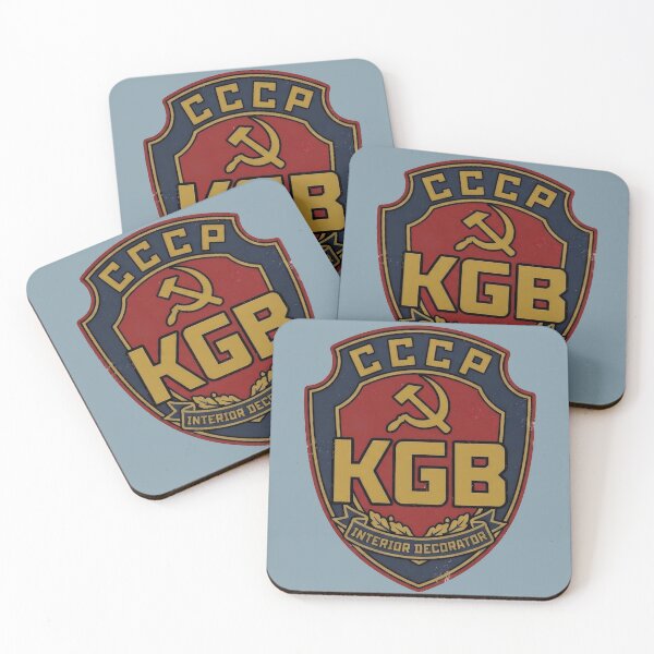 Item preview, KGB Interior Decorator Badge (retro/distressed) designed and sold by SlurmzMcKenzie.